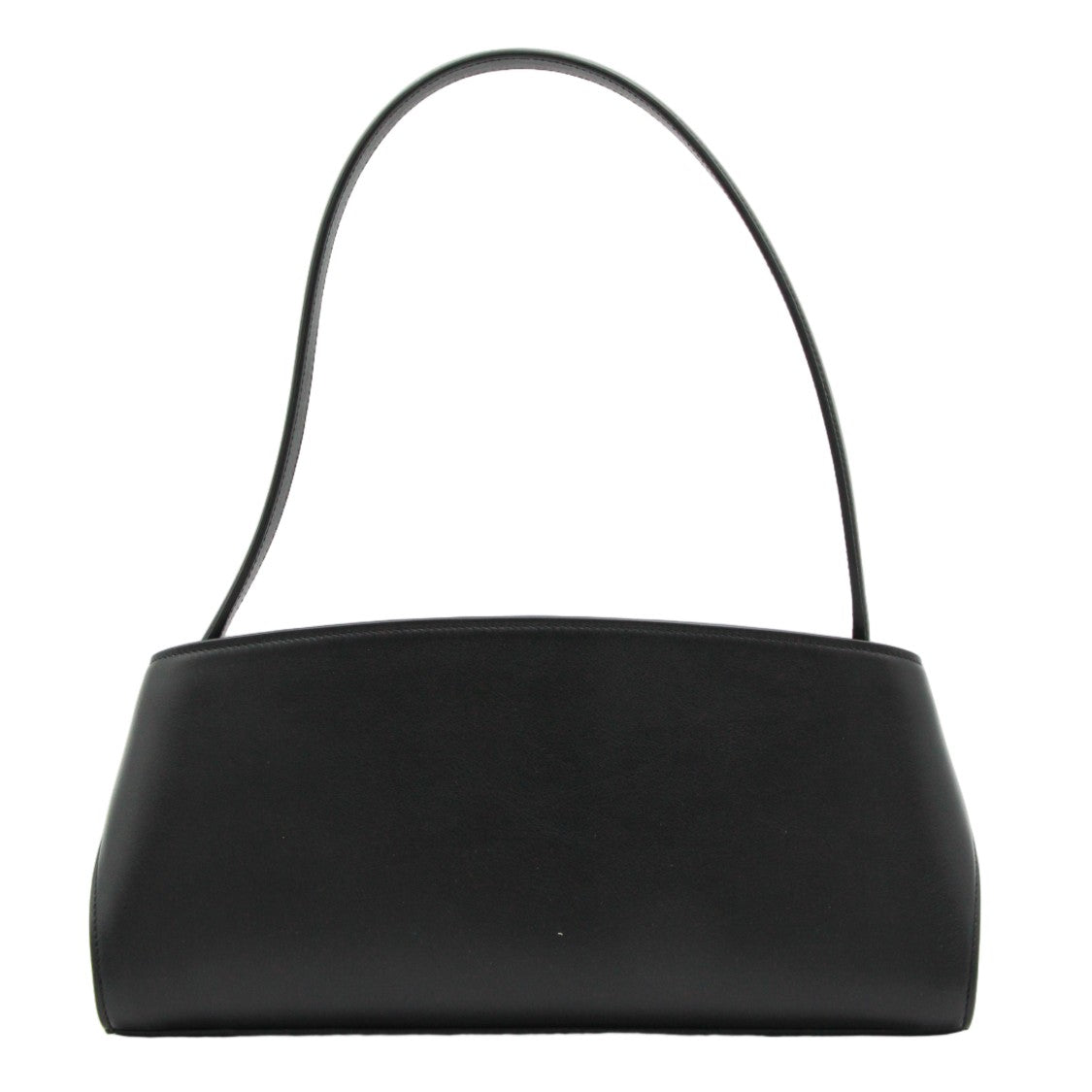 Ferragamo Rectangular Handbag With Gold-Tone Accents And Rich Interior