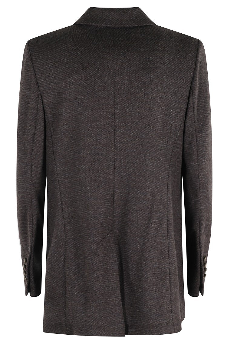 Circolo 1901 Double-Breasted Wool-Blend Jacket