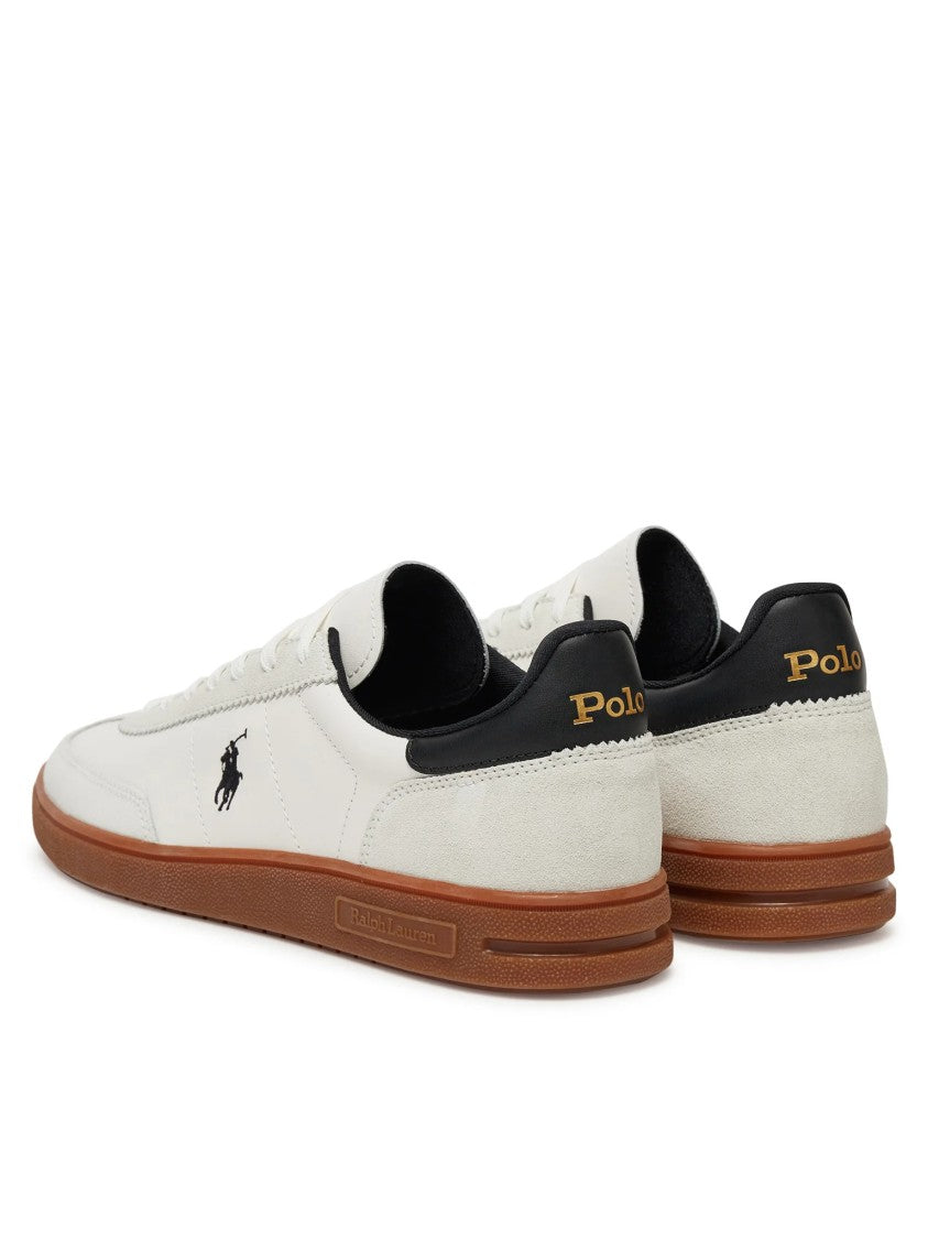 Polo Ralph Lauren Contrasting Heel Low-Top Sneakers
