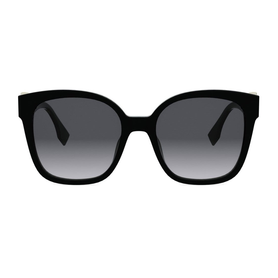Fendi Black Ff Diamonds Fe40186i Acetate Square Sunglasses