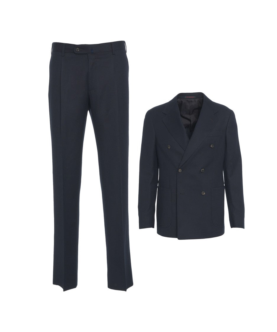 The Gigi Double-Breasted Blazer And Chinos Ensemble