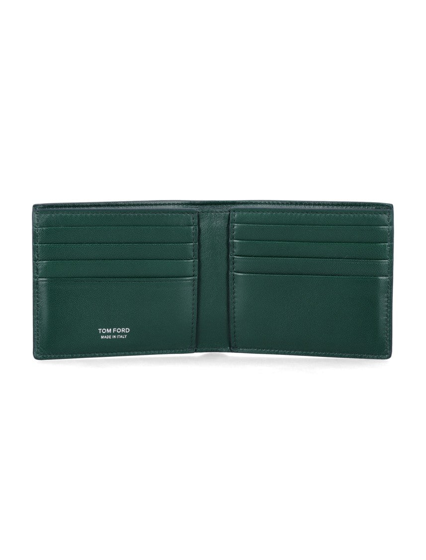 Tom Ford Crocodile-Printed Leather Bifold Wallet