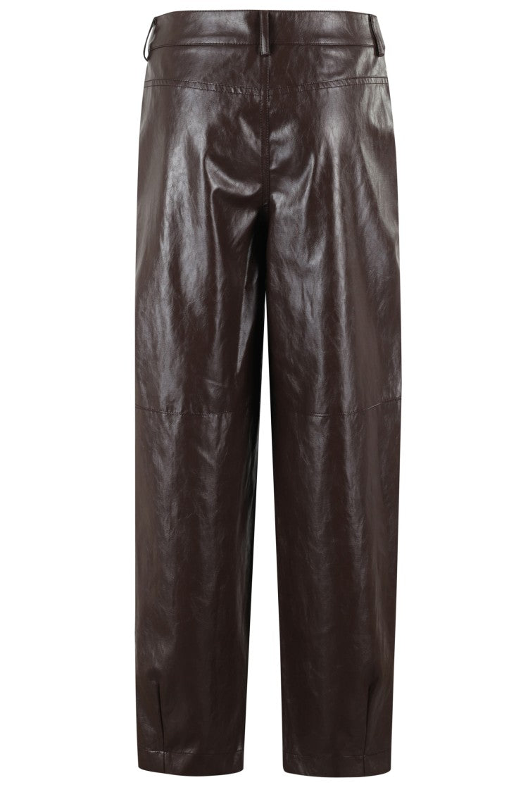 Federica Tosi Balloon Leather Metal Pants