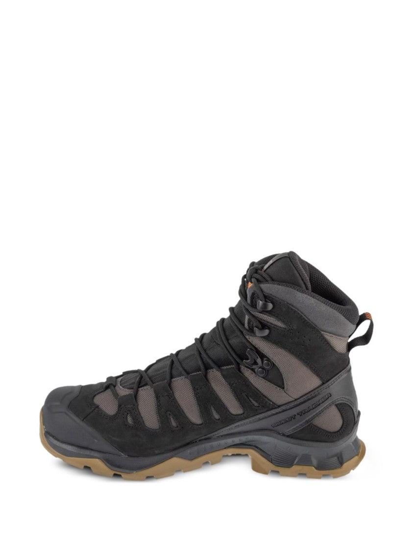 Salomon Rugged High-Top Sneakers With Leather