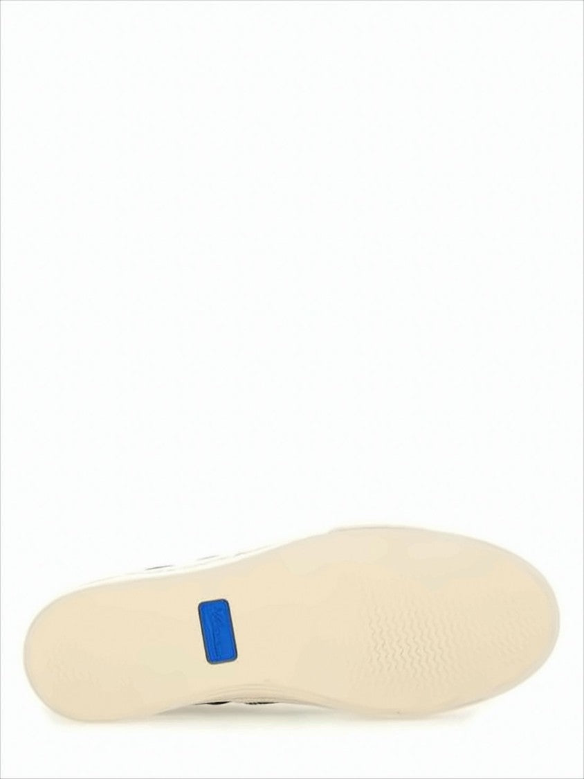 Visvim Canvas Upper Sneakers With Contrasting White Details