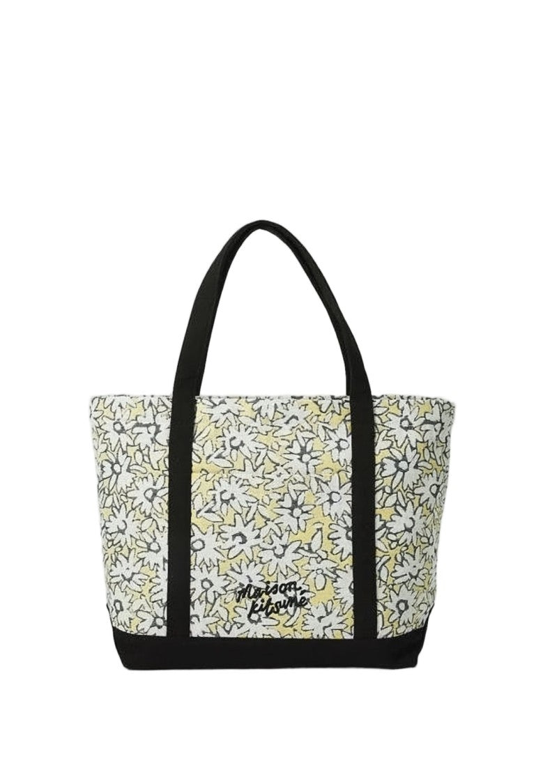Maison Kitsuné Medium Floral Pattern Tote Bag