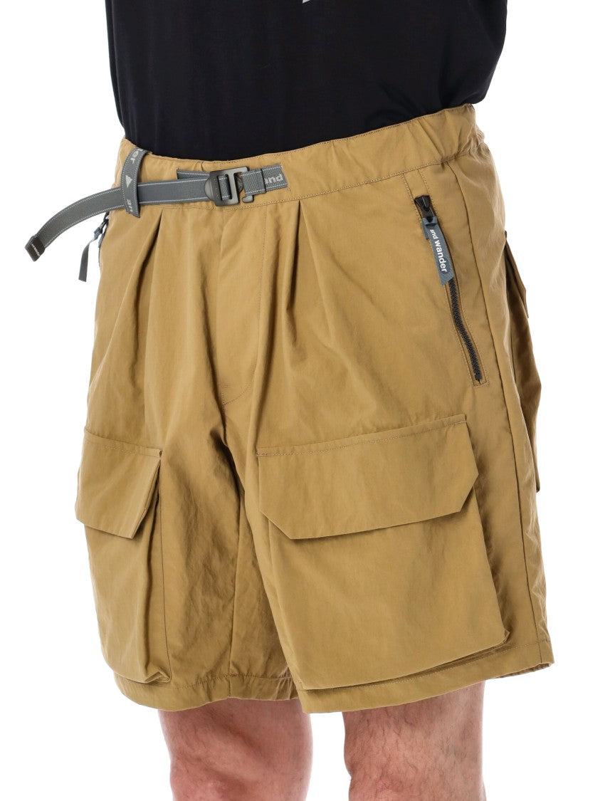 And Wander Technical Fabric Cargo Shorts