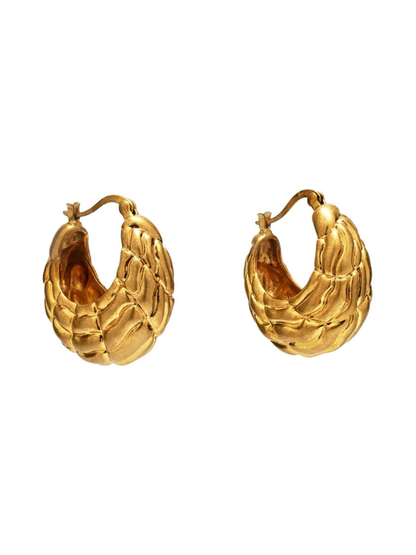Cult Gaia Sculptural Gold-Plated Earrings