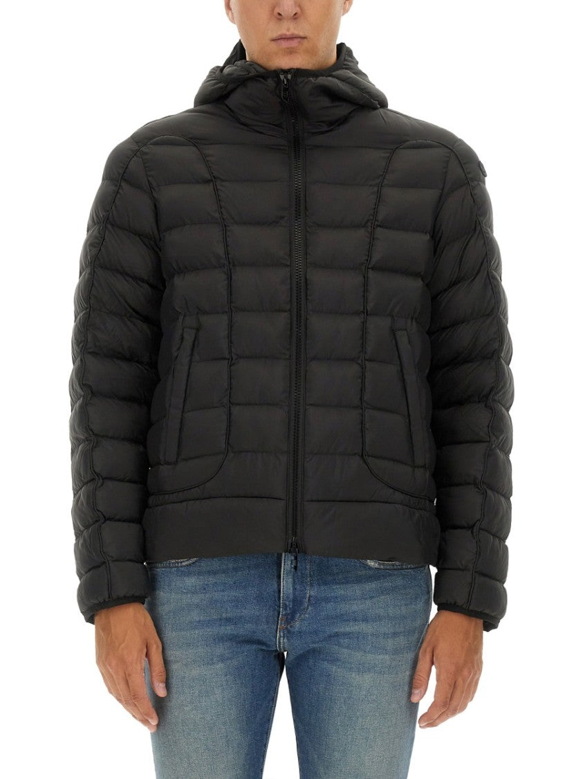 Diesel Quilted Black Puffer Jacket