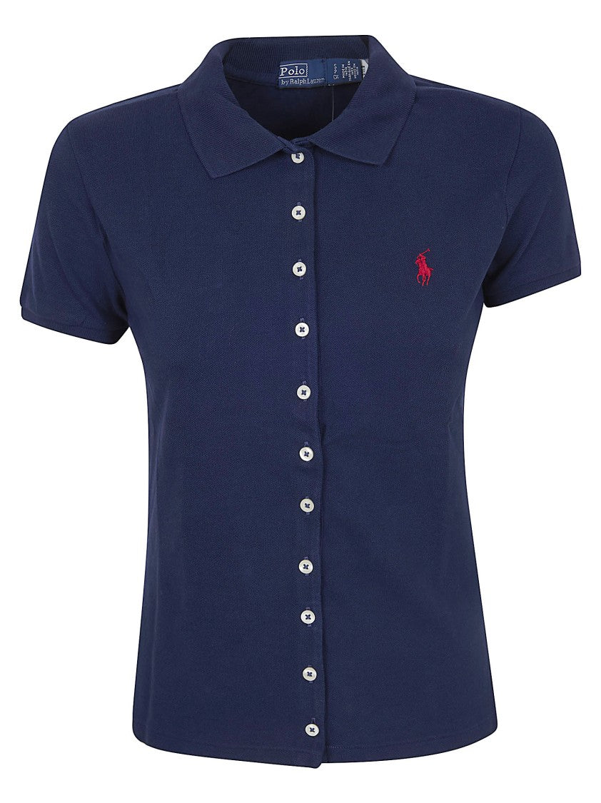 Polo Ralph Lauren Short-Sleeved Button-Up Polo Shirt
