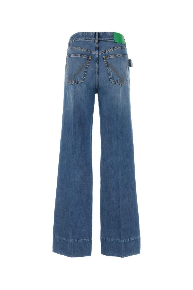 Bottega Veneta Wide-Leg Denim Trousers With Classic Aesthetic