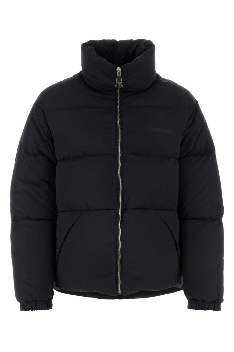 Khrisjoy Black Cotton Blend Oversize Puff Down Jacket