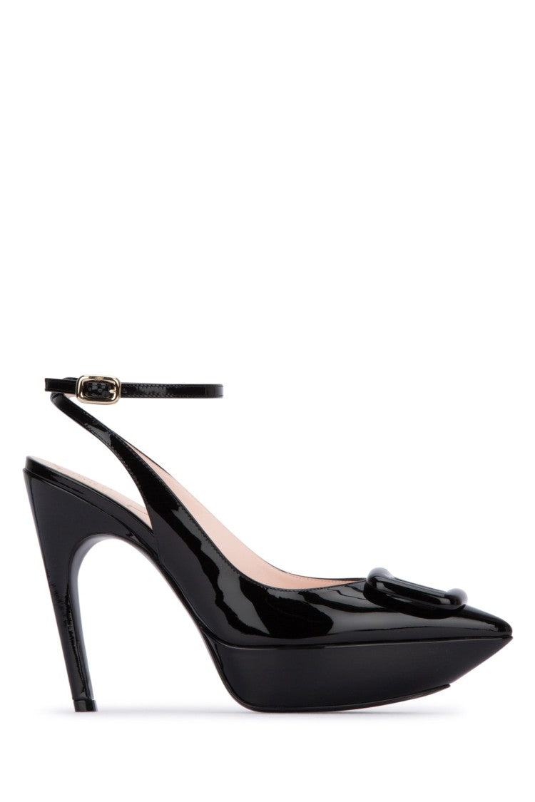 Roger Vivier High-Heeled Pumps With Ankle Strap And Bow Detail