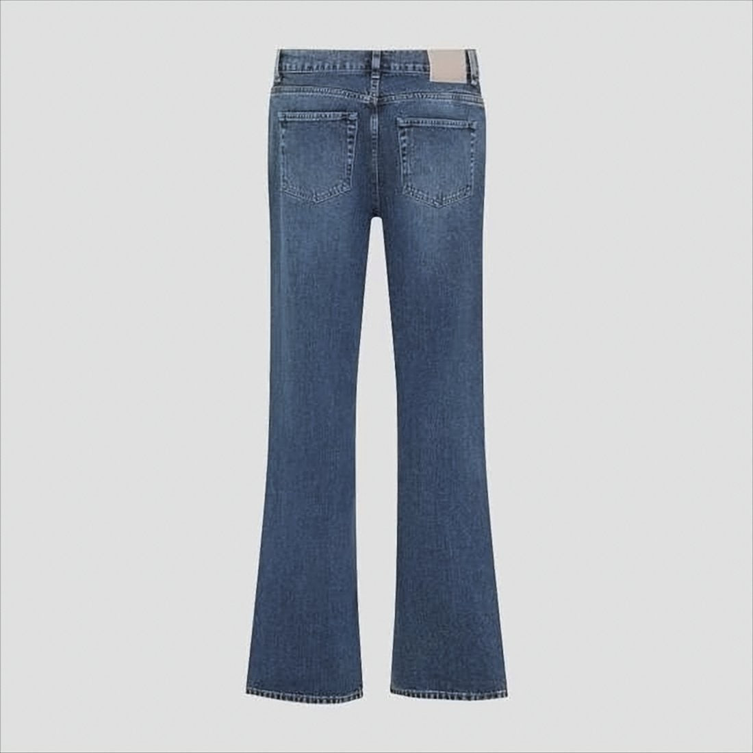 Our Legacy Classic Blue Denim Pants With Flared Leg