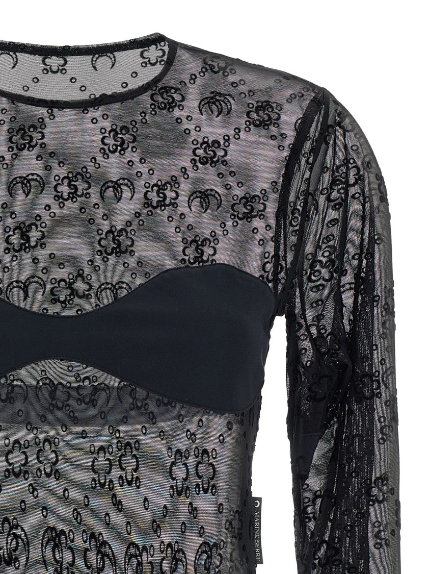 Marine Serre 'Moonogram' Bodysuit