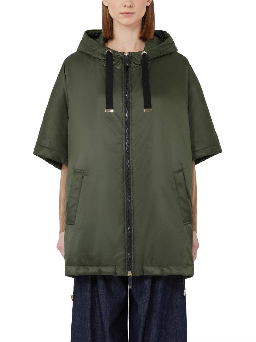 Max Mara Lightweight Hooded Jacket With Relaxed Fit And Functional Design