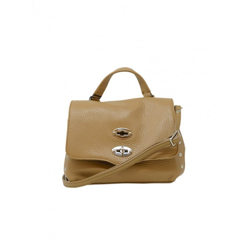 Zanellato Postina Daily Giorno Baby Cappuccino Leather Handbag
