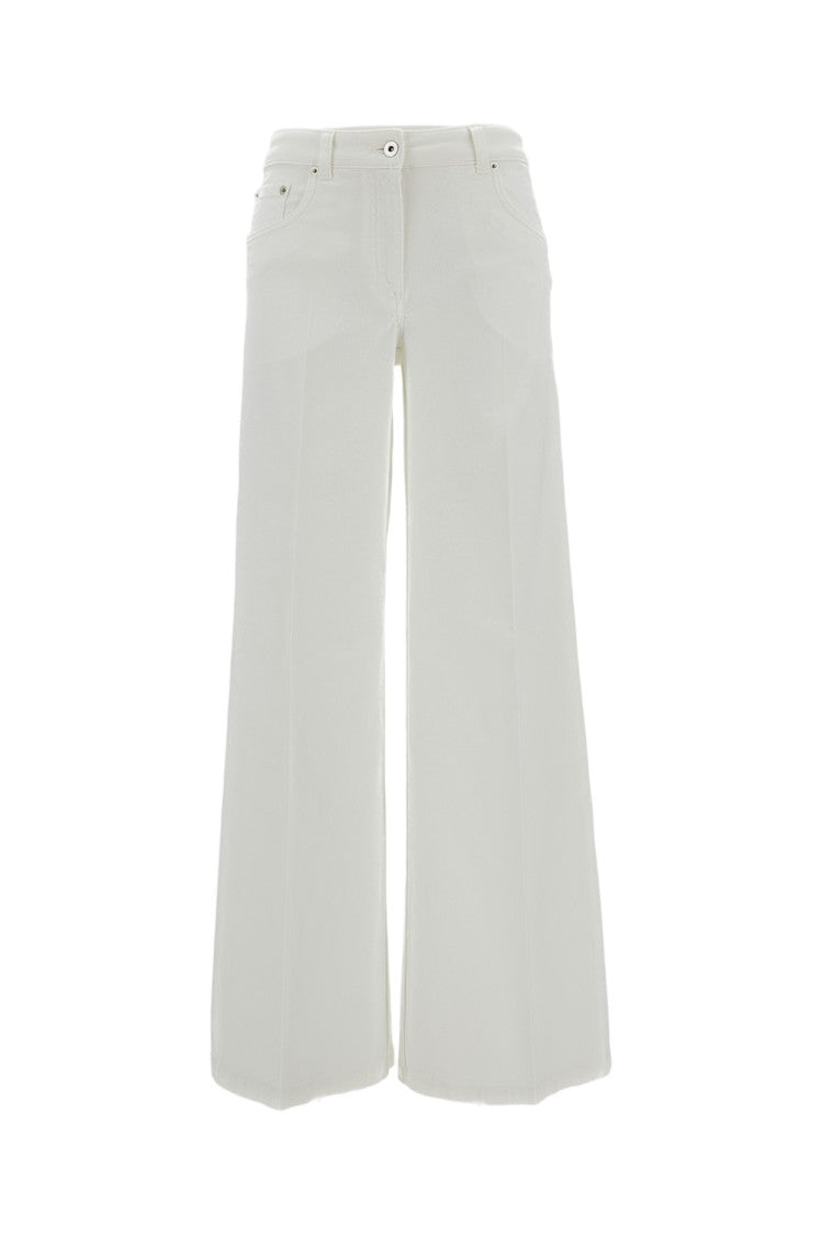True Royal High-Waisted Wide-Leg Pants With Minimalist Design