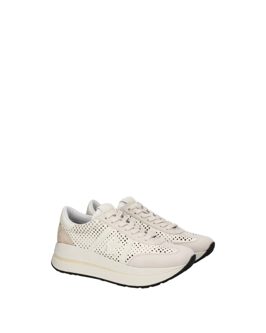 Premiata Sparkling Details Leather Sneakers