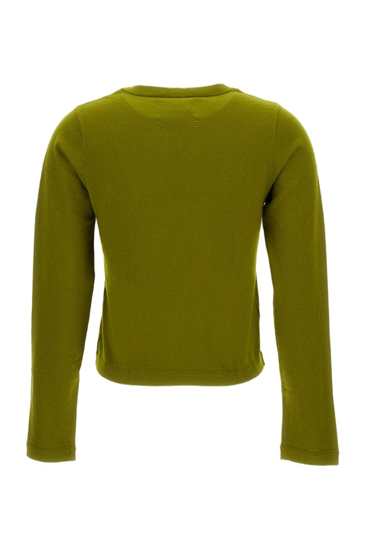 Extreme Cashmere Green Grass N.451 Lisa Short Sleeve Sweater