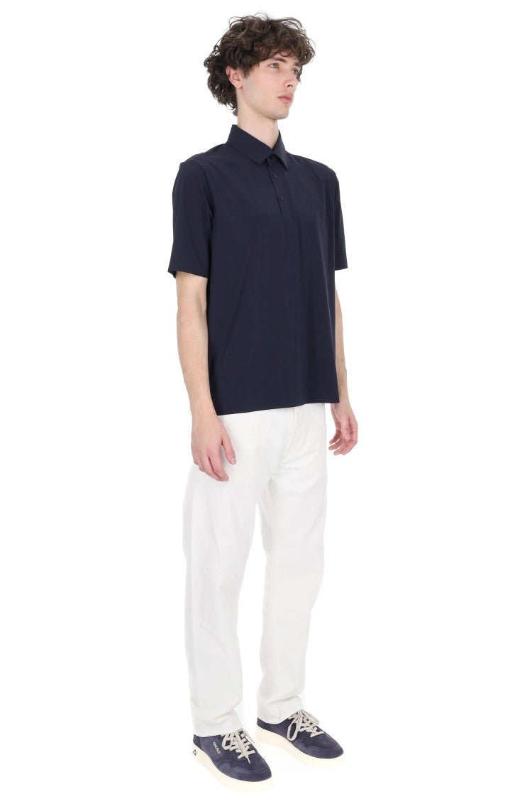 Herno Ultralight Technical Fabric Performance Polo Shirt