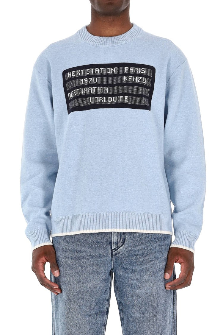 Kenzo City Jumper Wool Blend Crewneck Sweater