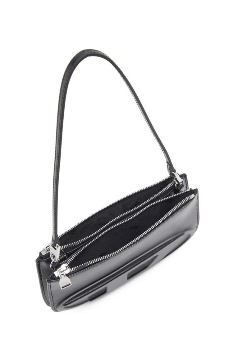 Diesel Black Leather Shoulder Bag