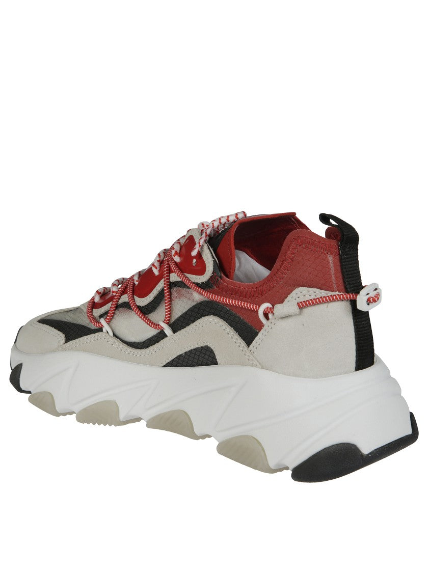 Ash Multi-Layered Chunky Sneakers With Sculpted Sole