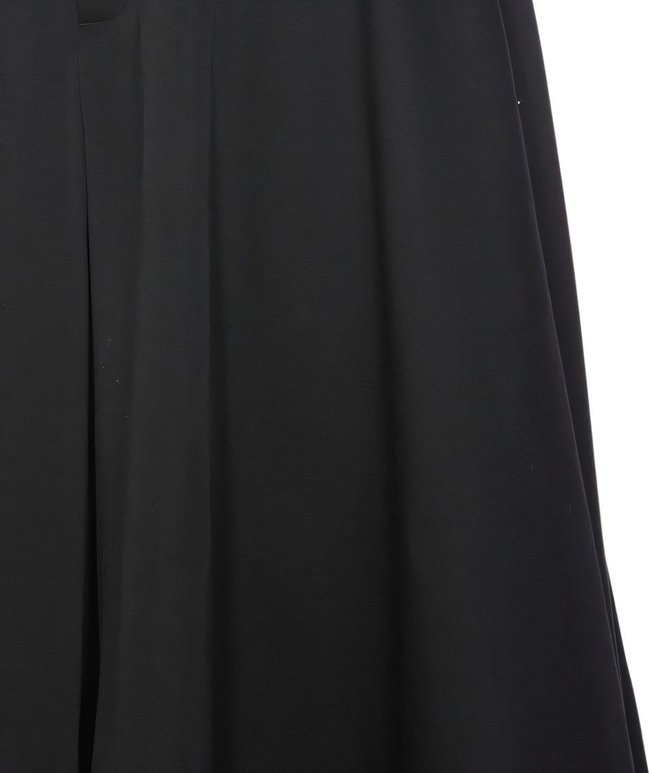 Bottega Veneta A-Line Midi Skirt With Pleated Flow And Tailored Waistband