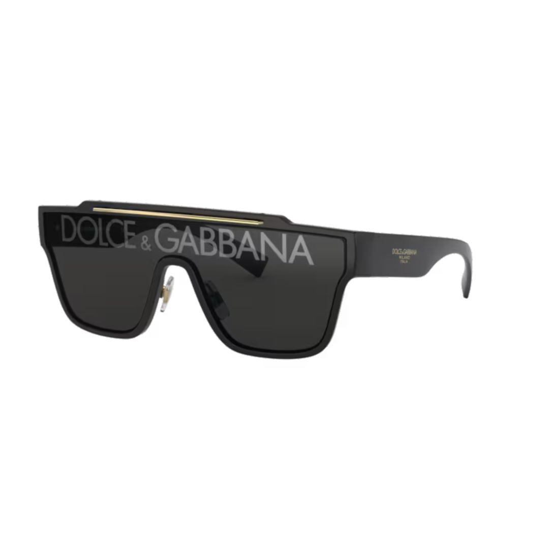 Dolce & Gabbana 0Dg6125 Gold Accent Rectangular Sunglasses