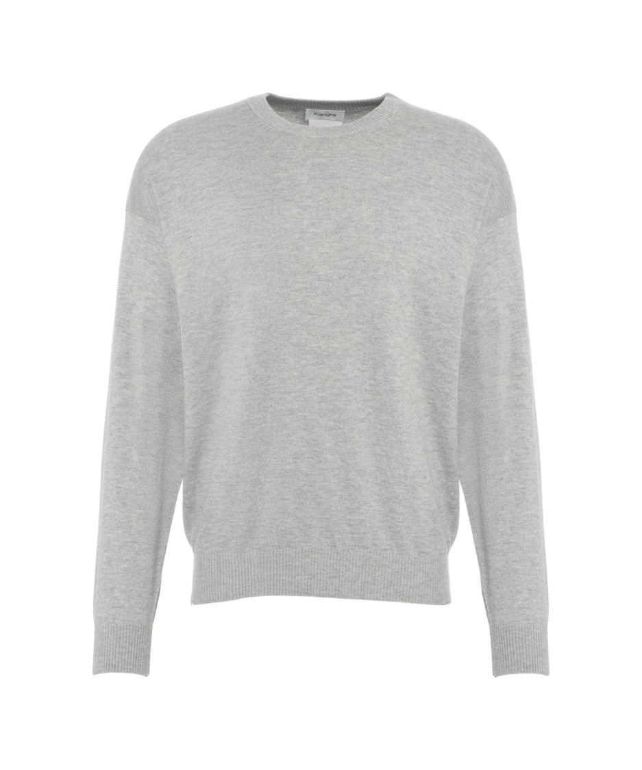 Kangra Fine Wool Blend Sweater With Classic Round Neckline