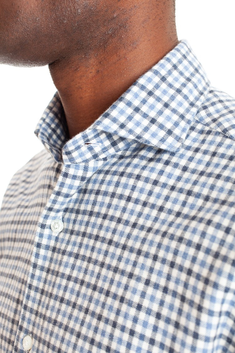 Barba Dandylife Flannel Vichy Print Shirt