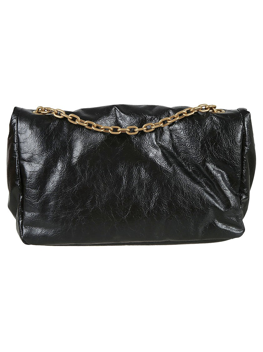 Balenciaga Crinkled Texture Shoulder Bag
