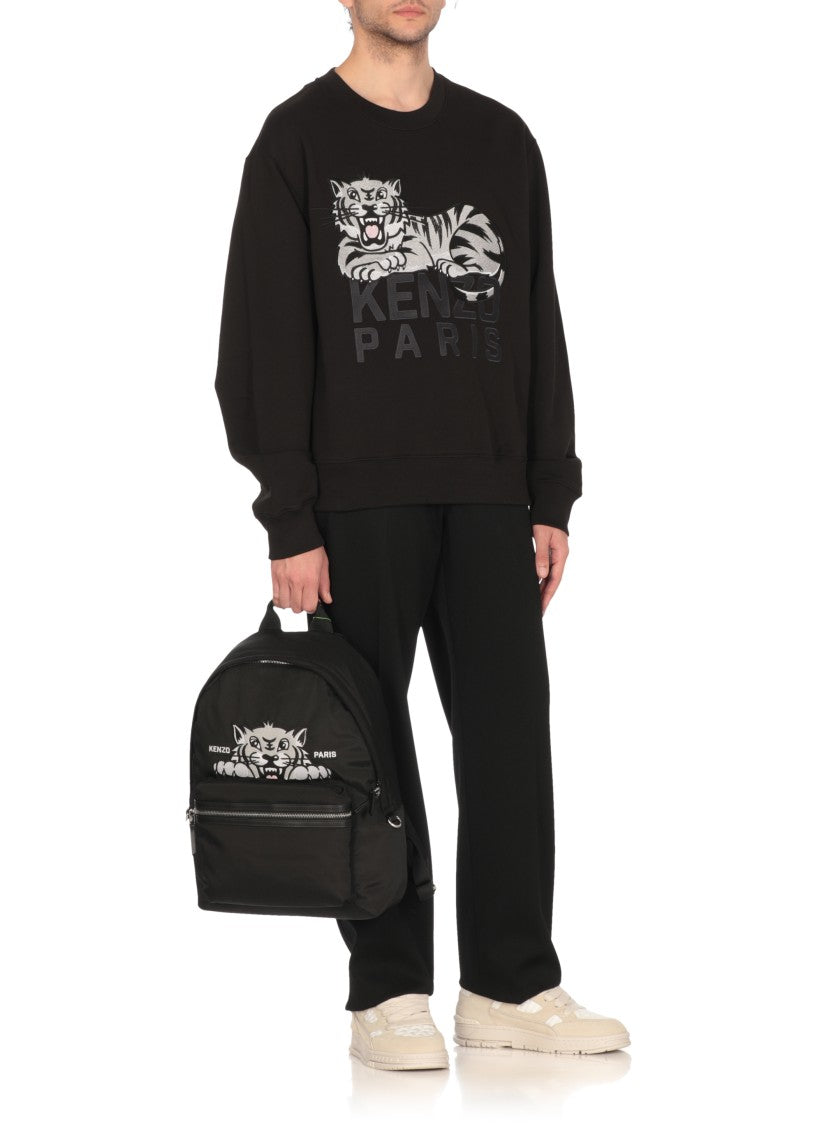 Kenzo Black Happy Tiger Sweatshirt