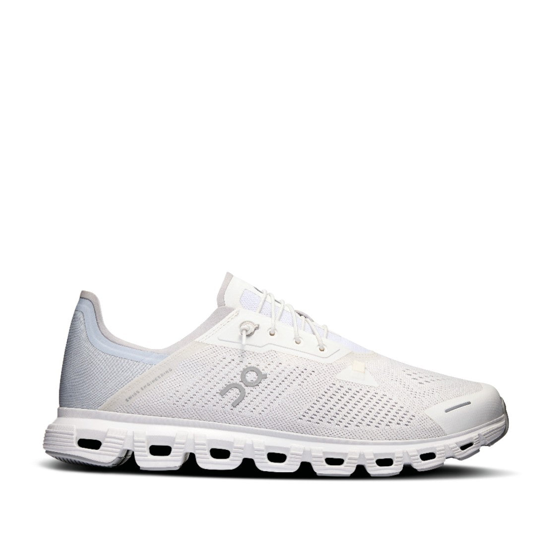 On Breathable Ice White Technical Fabric Sneakers