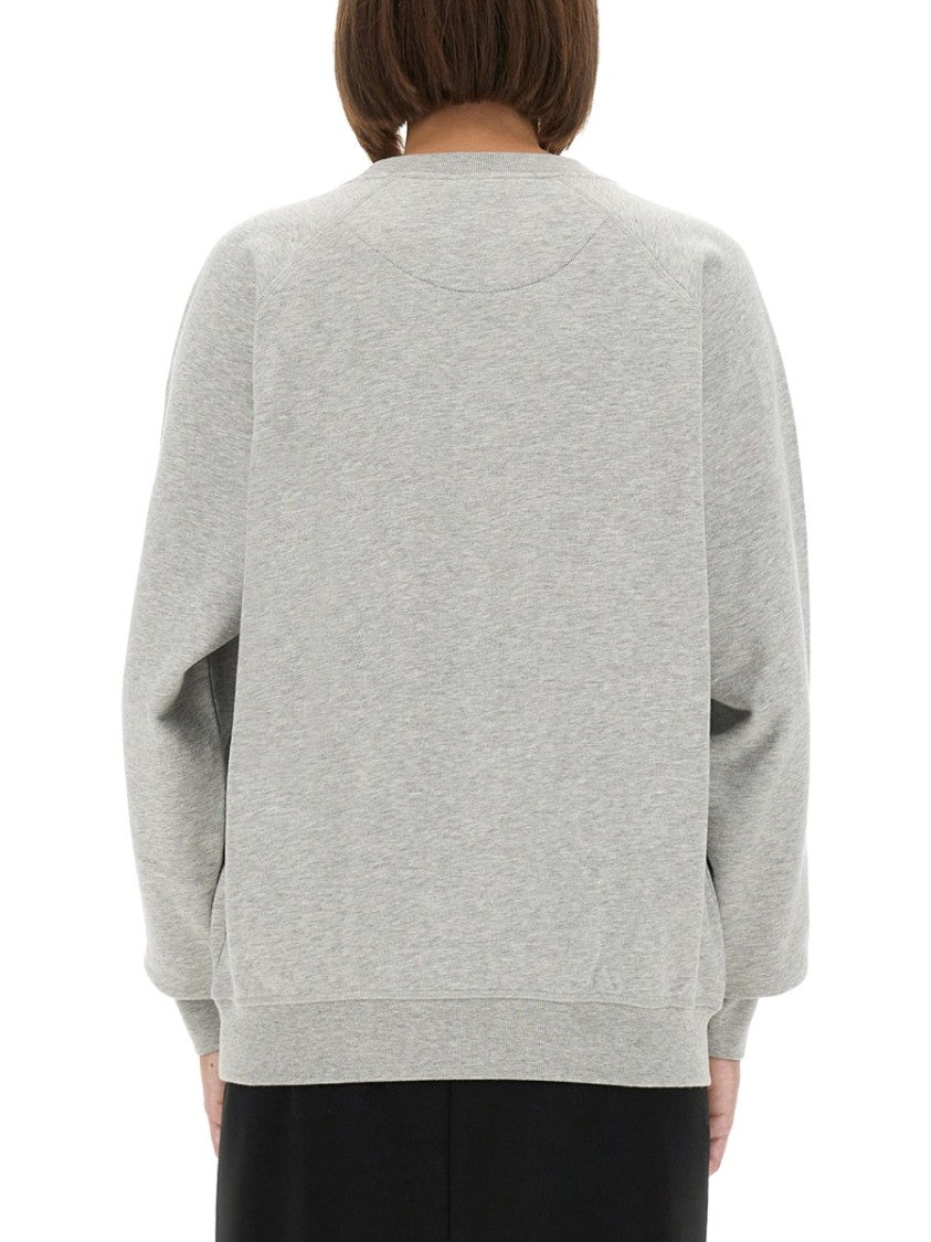 Vivienne Westwood Raglan Sleeve Grey Cotton Sweatshirt
