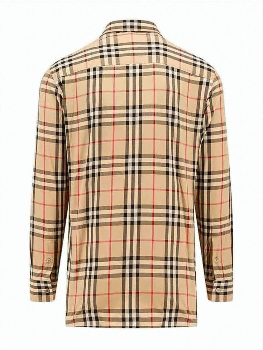 Burberry Classic Check Pattern Long-Sleeve Shirt