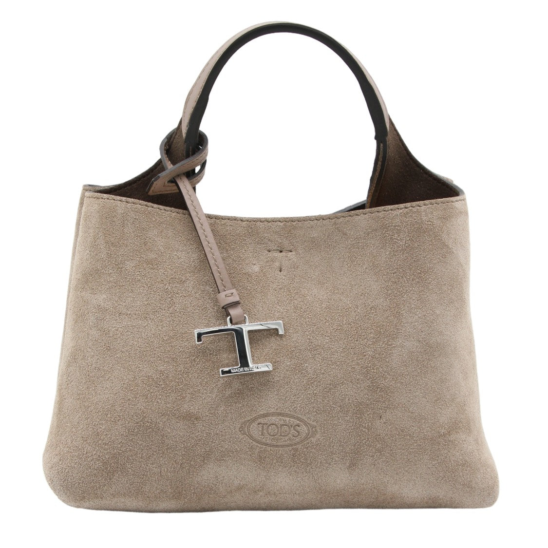 Tod's Trapezoidal Suede Handbag