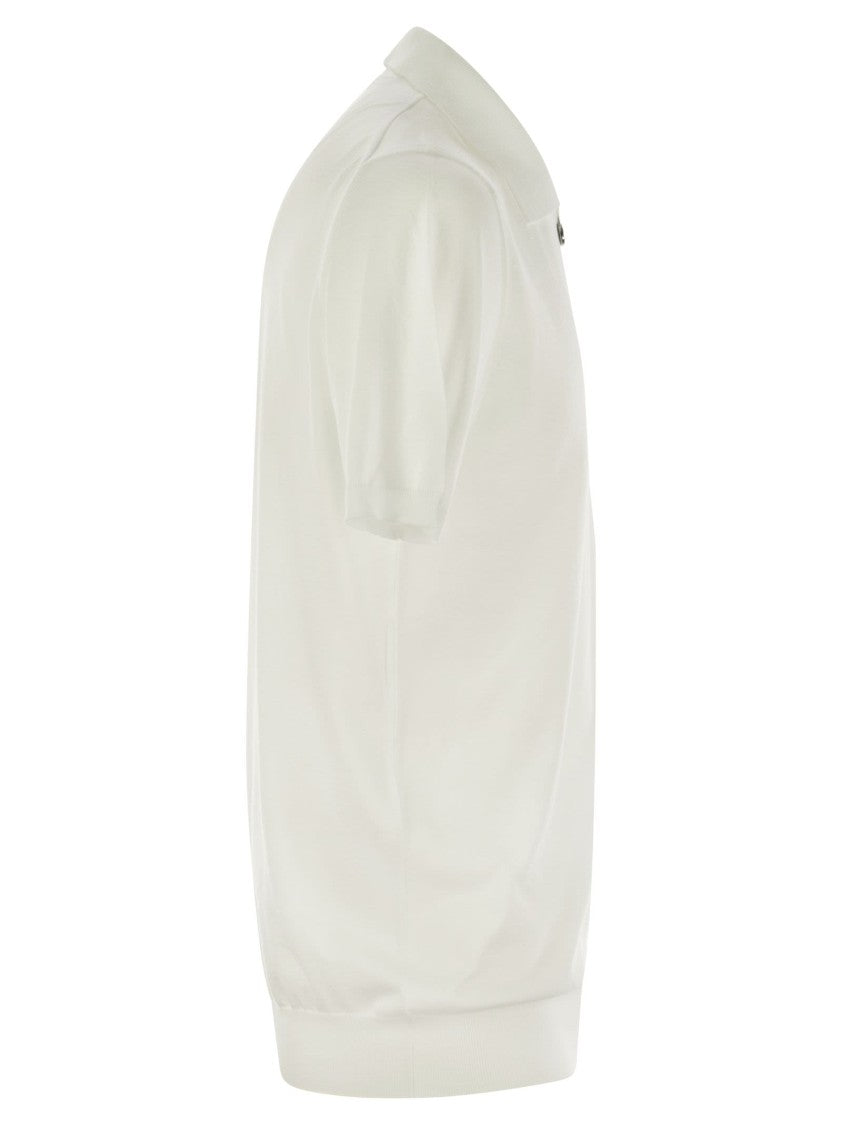 Kiton Short-Sleeved Polo Shirt With Polo Collar