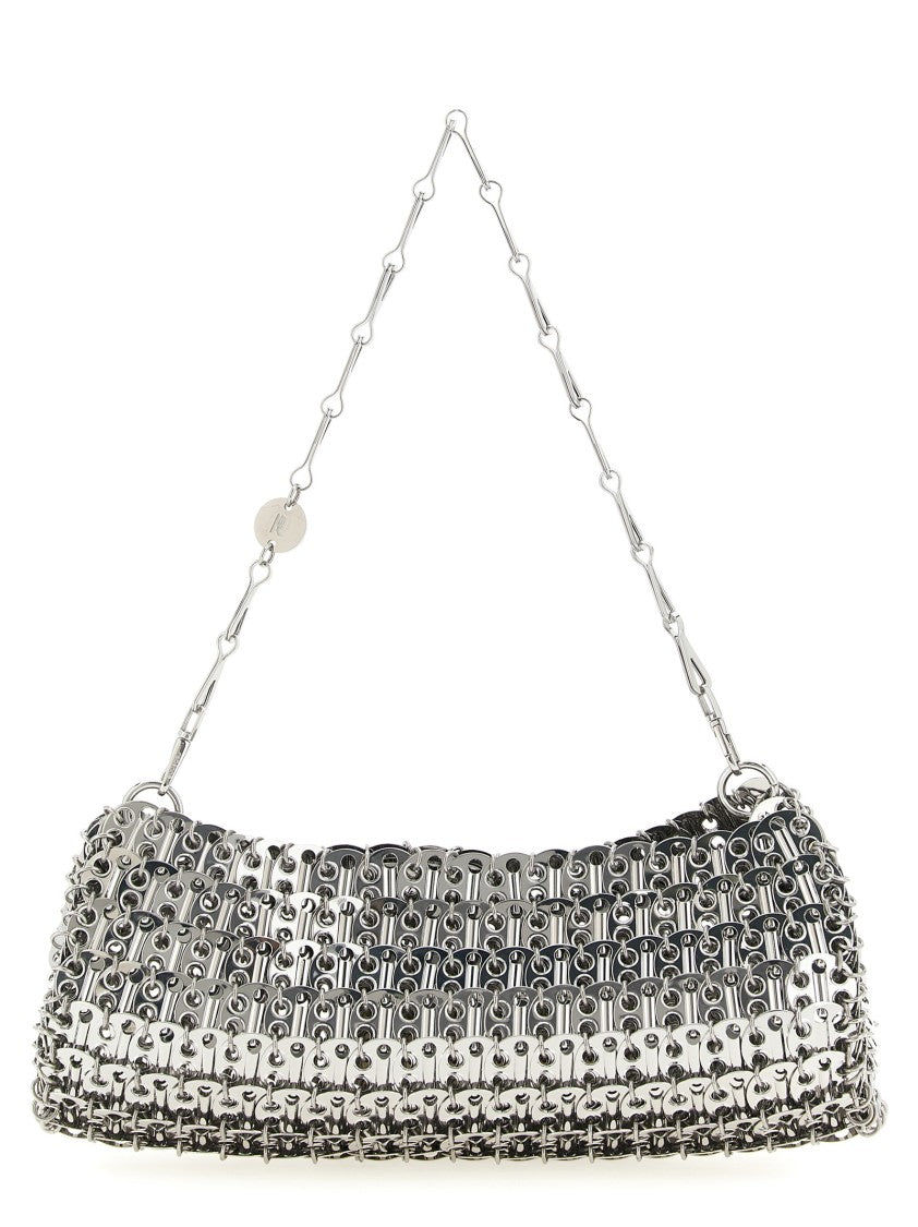 Paco Rabanne Metal Mesh Clutch With Removable Chain Handle