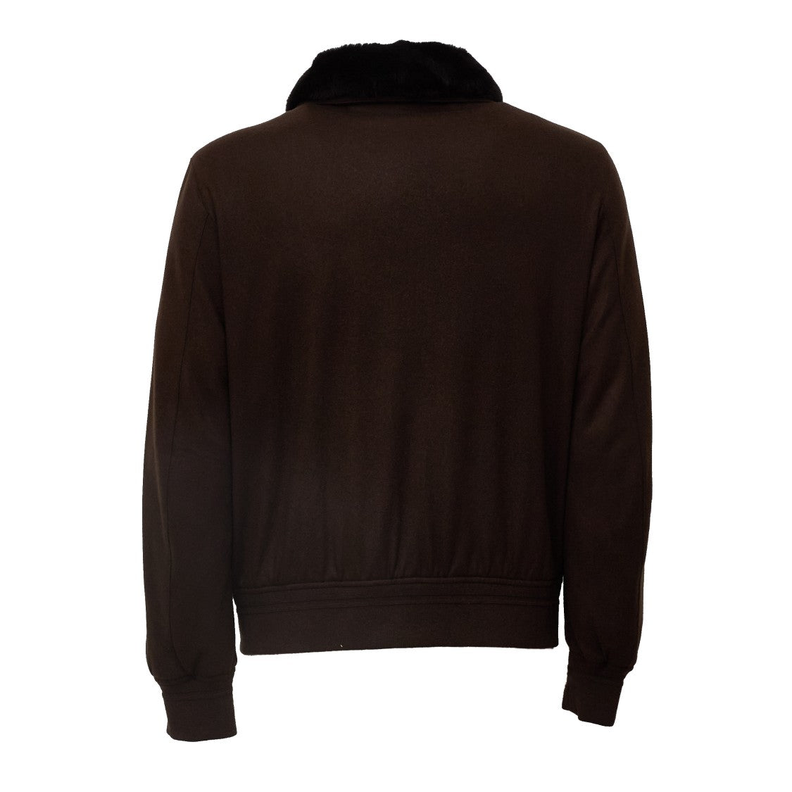 Montecore Lightweight Down-Padded Wool Jacket With Removable Fur Collar