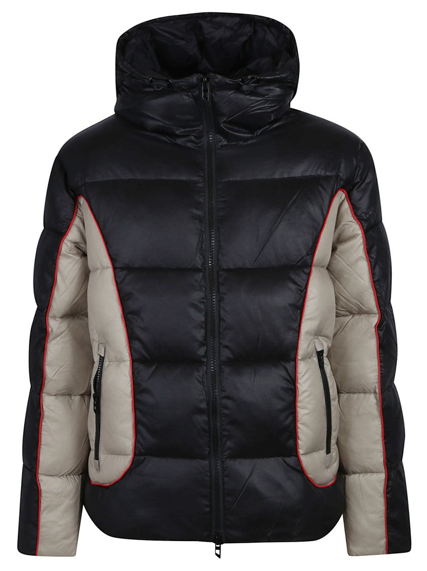 Diesel W-Ostend Beige Paneling Polyamide Jacket