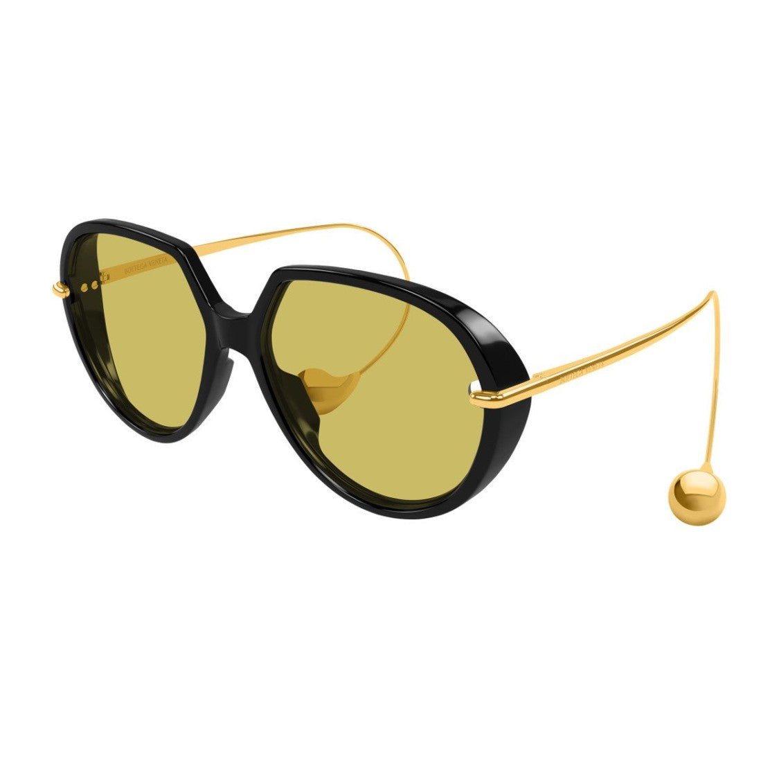 Bottega Veneta Black Unapologetic Acetate Sunglasses