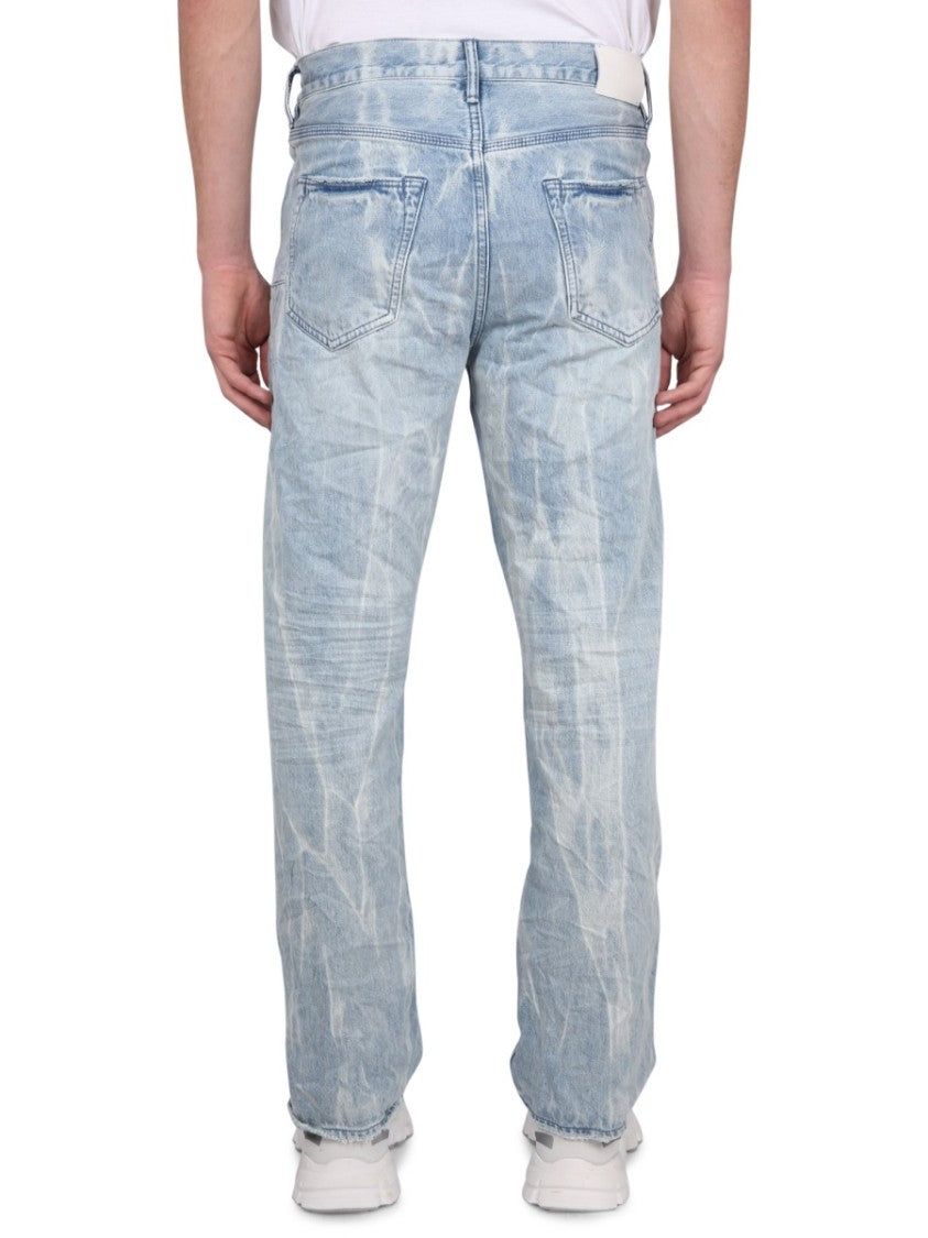Purple Brand Relaxed Fit Light Blue Denim Jeans