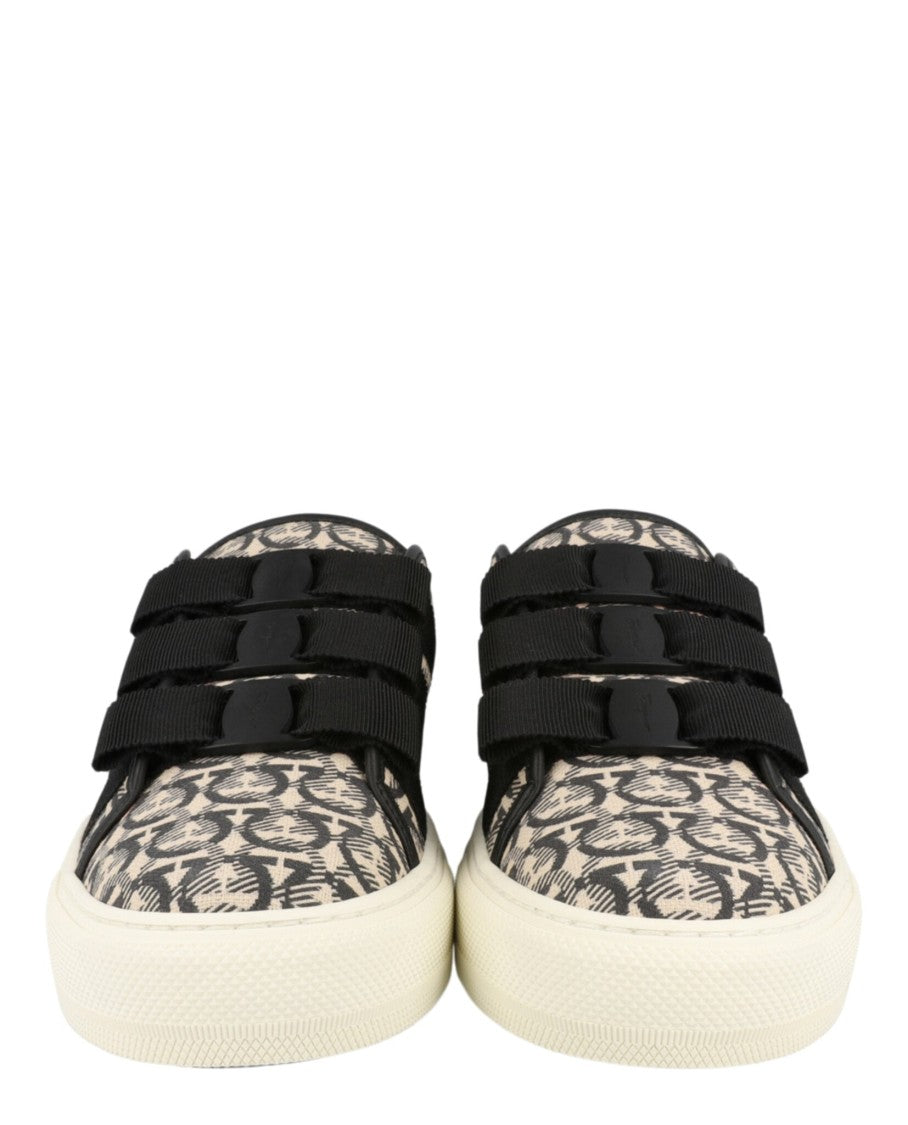 Ferragamo Nataly Calfskin Leather Low-Top Sneakers