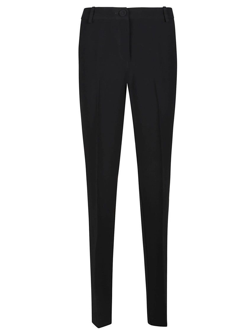Federica Tosi Black Acetate Blend Formal Pants