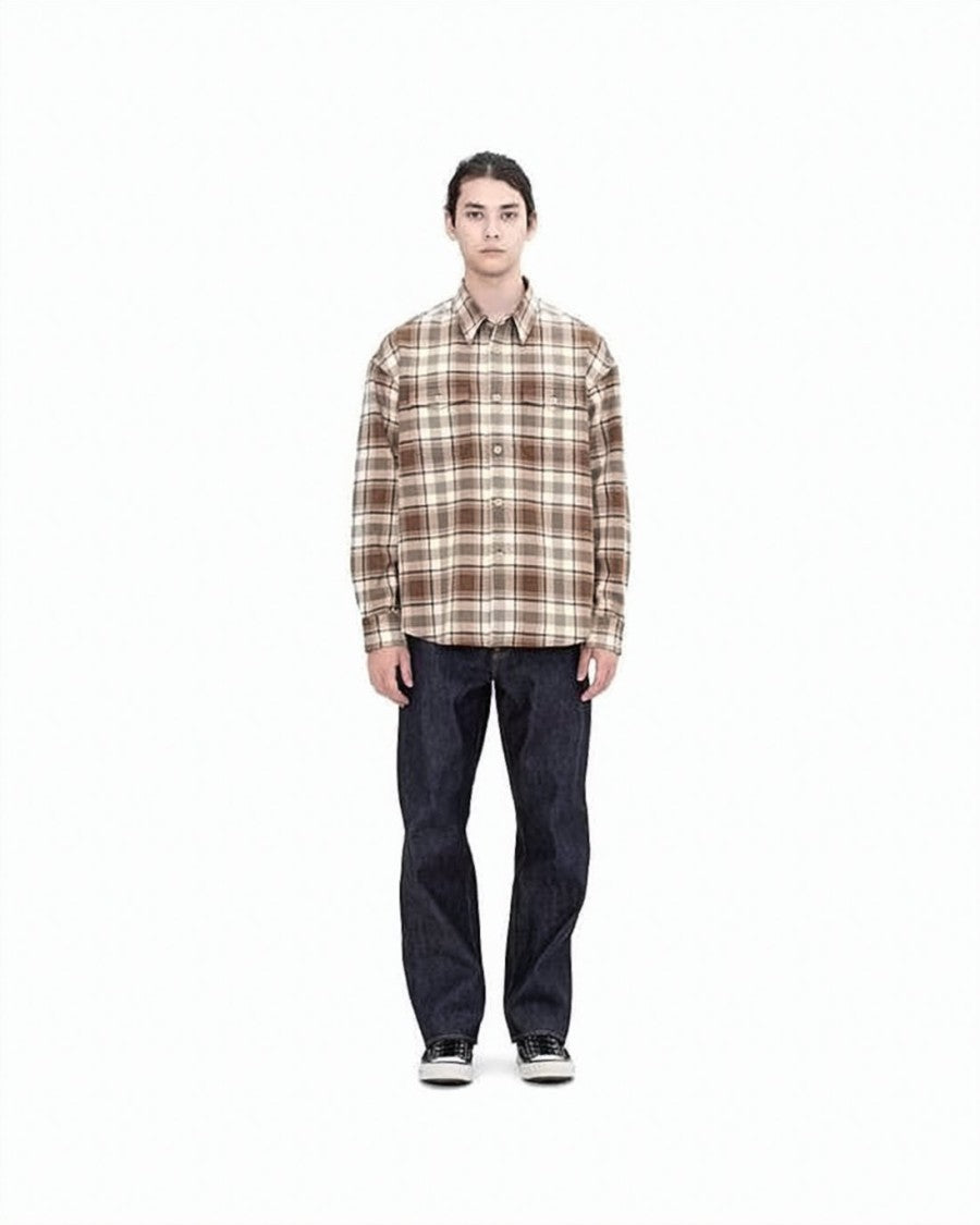 Visvim Plaid Long-Sleeve Shirt With Button-Up Front