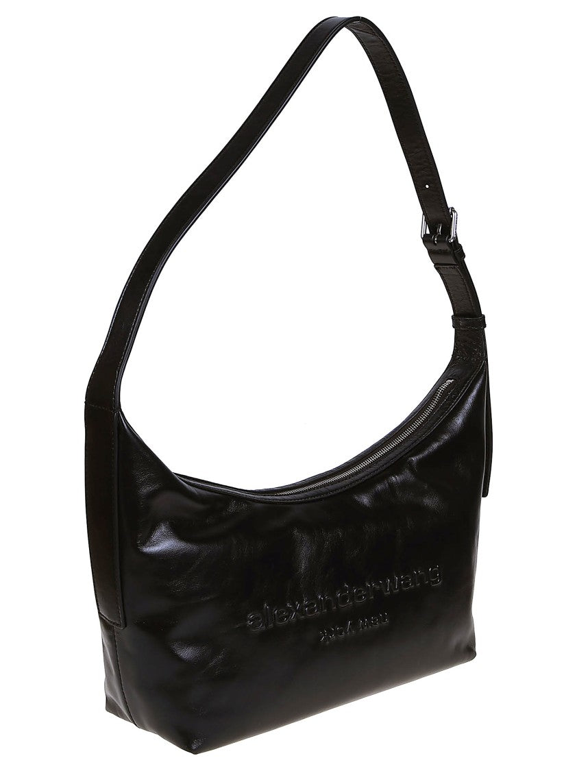 Alexander Wang Punch Crossbody Minimalist Black Bag
