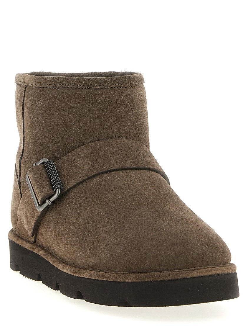 Brunello Cucinelli Monile Ankle Boots