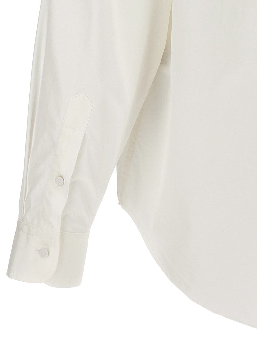 Gucci Pleated Plastron Shirt